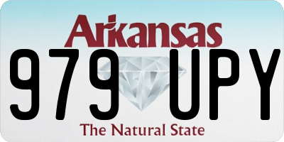 AR license plate 979UPY
