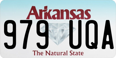 AR license plate 979UQA