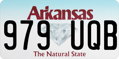 AR license plate 979UQB