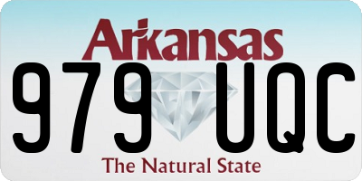 AR license plate 979UQC
