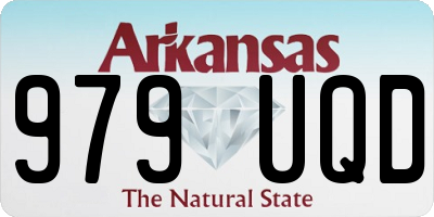 AR license plate 979UQD