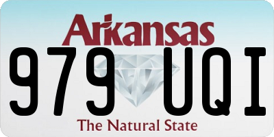 AR license plate 979UQI