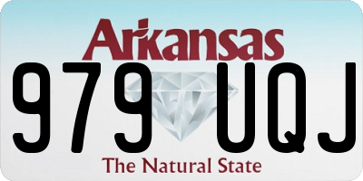 AR license plate 979UQJ
