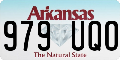 AR license plate 979UQO