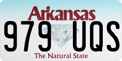 AR license plate 979UQS