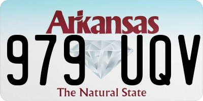AR license plate 979UQV