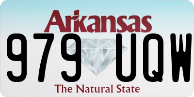 AR license plate 979UQW