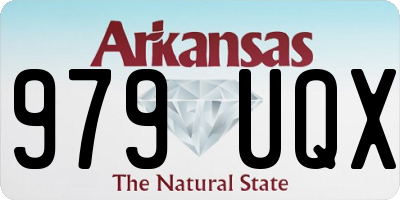 AR license plate 979UQX