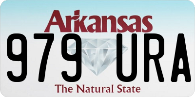 AR license plate 979URA