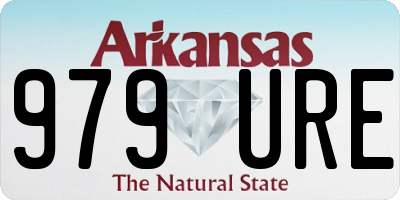 AR license plate 979URE