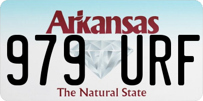 AR license plate 979URF