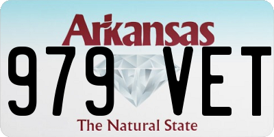 AR license plate 979VET