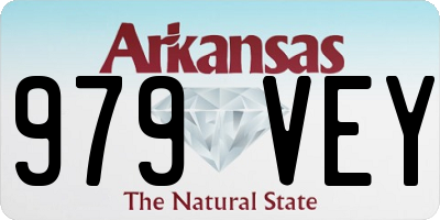 AR license plate 979VEY