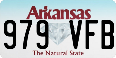 AR license plate 979VFB