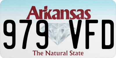 AR license plate 979VFD