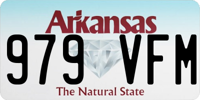 AR license plate 979VFM