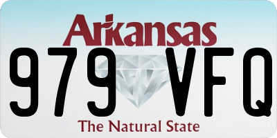 AR license plate 979VFQ