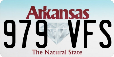 AR license plate 979VFS