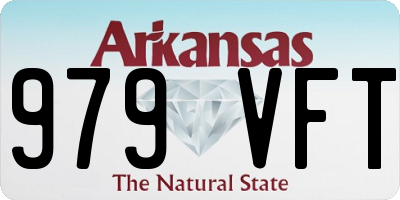 AR license plate 979VFT