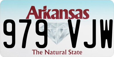 AR license plate 979VJW
