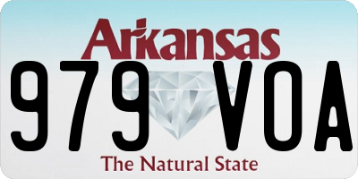 AR license plate 979VOA