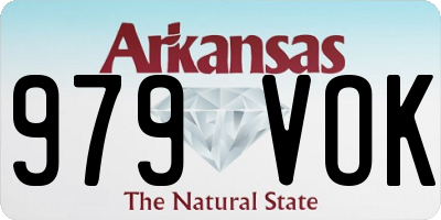 AR license plate 979VOK