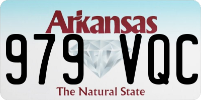AR license plate 979VQC