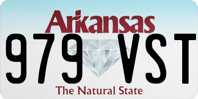 AR license plate 979VST
