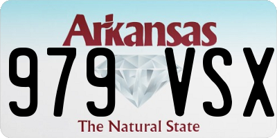 AR license plate 979VSX