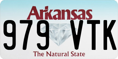 AR license plate 979VTK