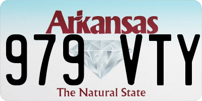 AR license plate 979VTY