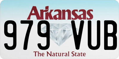 AR license plate 979VUB
