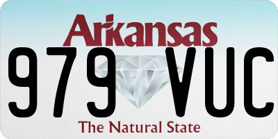 AR license plate 979VUC