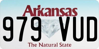 AR license plate 979VUD