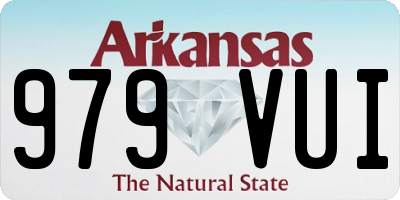 AR license plate 979VUI