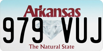 AR license plate 979VUJ