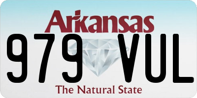 AR license plate 979VUL