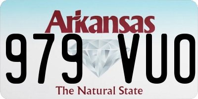 AR license plate 979VUO