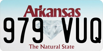 AR license plate 979VUQ