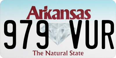 AR license plate 979VUR