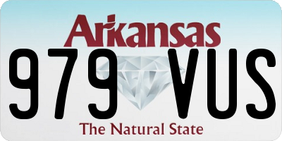 AR license plate 979VUS