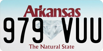 AR license plate 979VUU