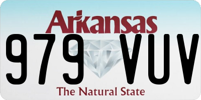AR license plate 979VUV