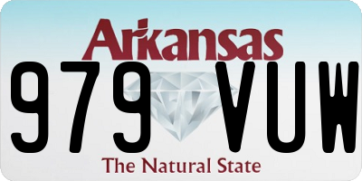 AR license plate 979VUW