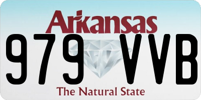 AR license plate 979VVB