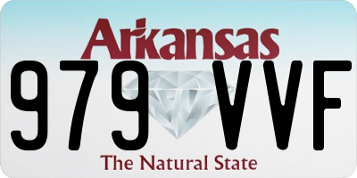 AR license plate 979VVF