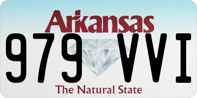 AR license plate 979VVI