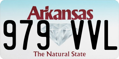 AR license plate 979VVL
