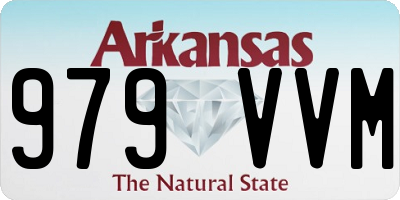AR license plate 979VVM
