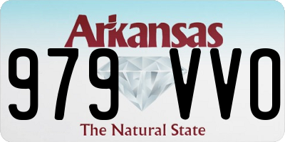 AR license plate 979VVO